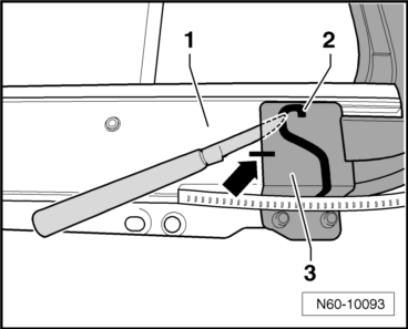 Volswagen Tiguan. Rear Lid, Removing and Installing