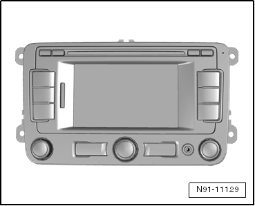 agitatie Zwaaien jam Volkswagen Tiguan Service and Repair Manual - "RNS 310" Radio/Navigation  System - Communication