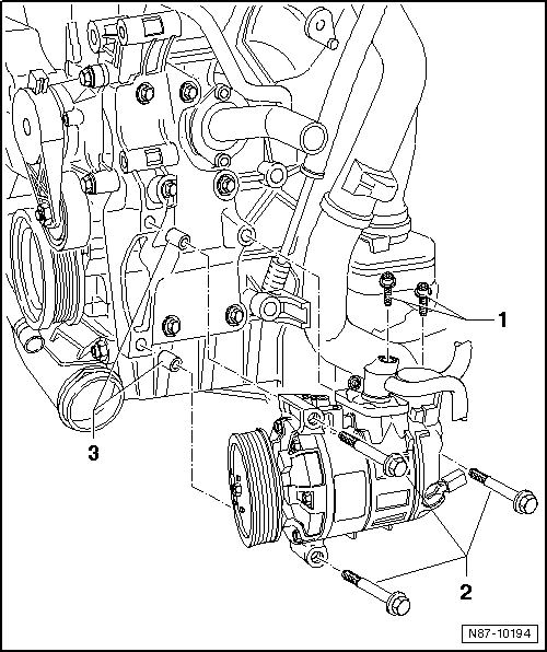 how to repair a VW air conditioning compressor 