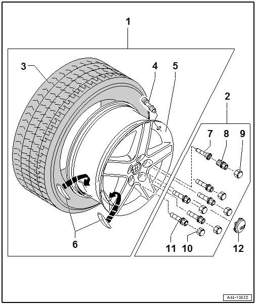 Volswagen Tiguan. Overview - Wheel, Standard