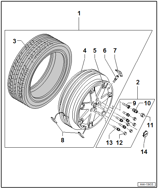 Volswagen Tiguan. Overview - Wheel, RAX