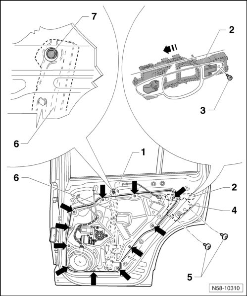 Volswagen Tiguan. Subframe, Removing and Installing