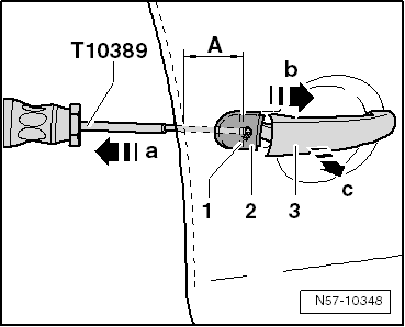 Volswagen Tiguan. Cap without Lock Cylinder, Removing and Installing