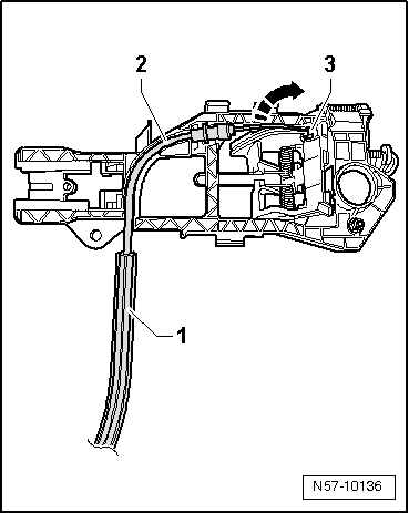 Volswagen Tiguan. Bracket, Removing and Installing