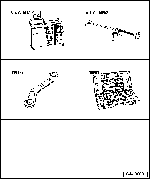 Volswagen Tiguan. Special Tools