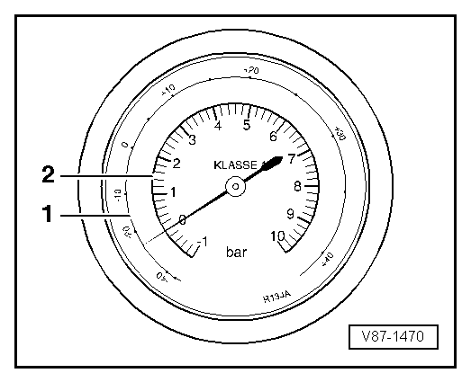 Volswagen Tiguan. Pressure Gauge Uses