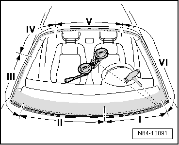 Volswagen Tiguan. Windshield, Removing