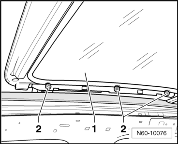 Volswagen Tiguan. Front Glass Panel, Adjusting