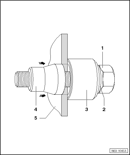 Volswagen Tiguan. Bracket, Installing