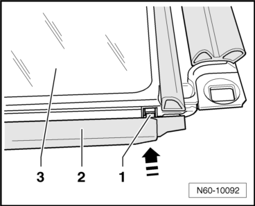 Volswagen Tiguan. Replacing the Side Seal