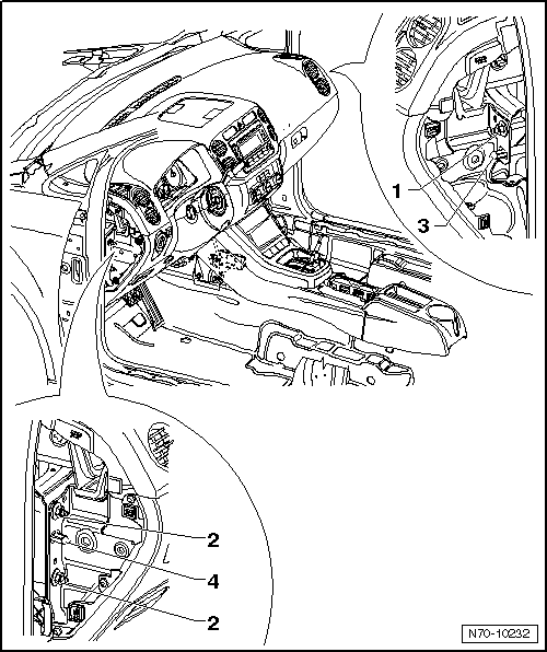 Volswagen Tiguan. Instrument Panel Height, Aligning