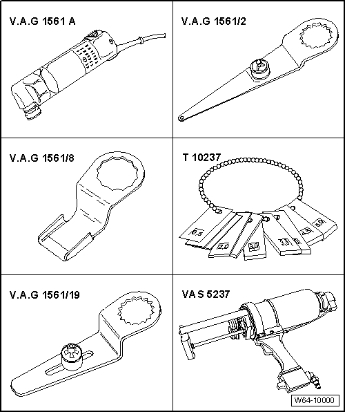 Volswagen Tiguan. Special Tools