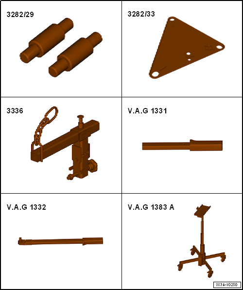 Volswagen Tiguan. Special Tools