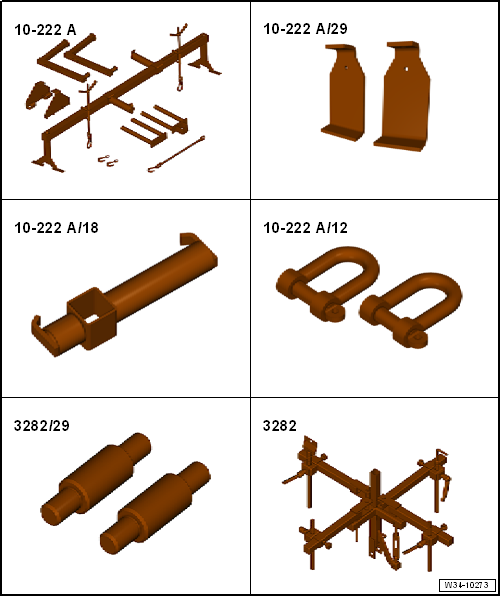 Volswagen Tiguan. Special Tools