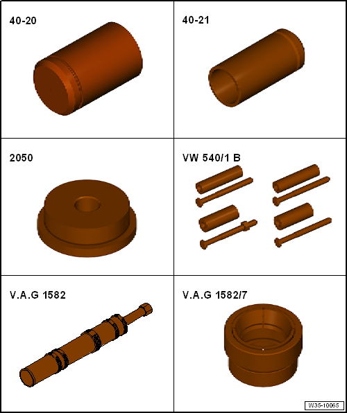 Volswagen Tiguan. Special Tools