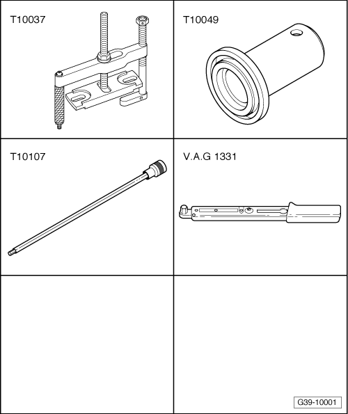 Volswagen Tiguan. Special Tools