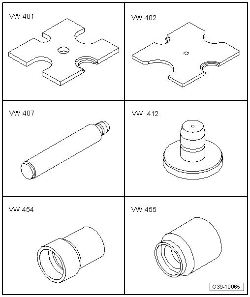 Volswagen Tiguan. Special Tools