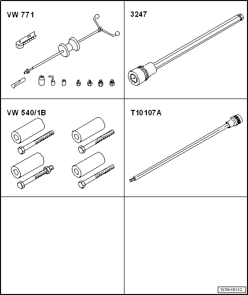 Volswagen Tiguan. Special Tools