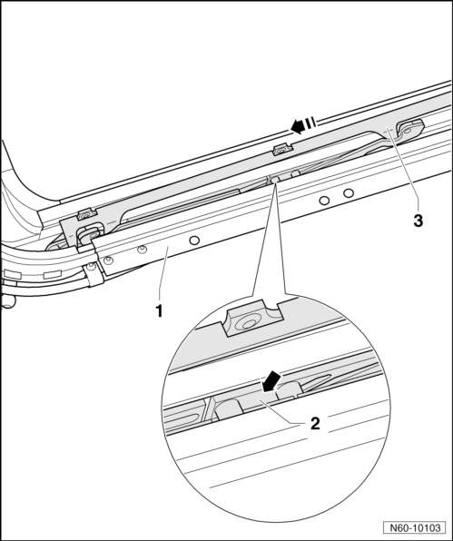 Volswagen Tiguan. Sunroof Motor, Removing and Installing