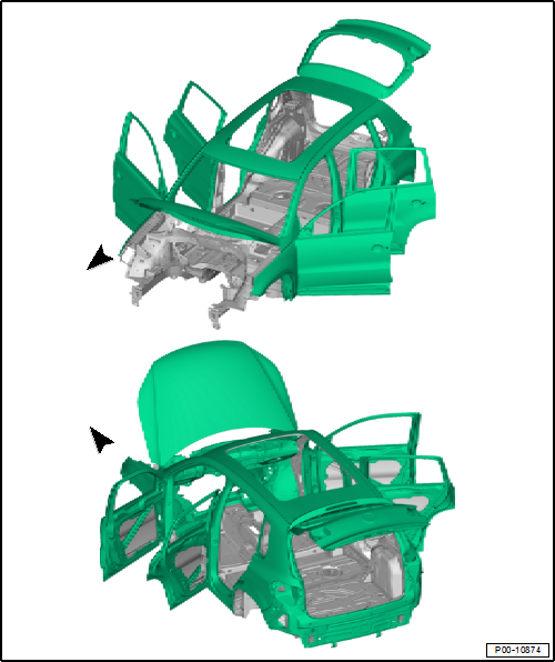 Volswagen Tiguan. Factory Paint Paint Structure, Clear Lacquer