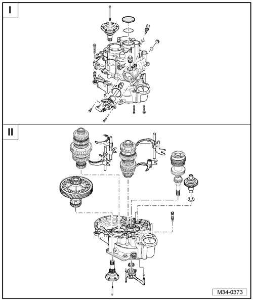 Volswagen Tiguan. Overview - Transmission, FWD