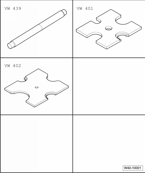 Volswagen Tiguan. Special Tools