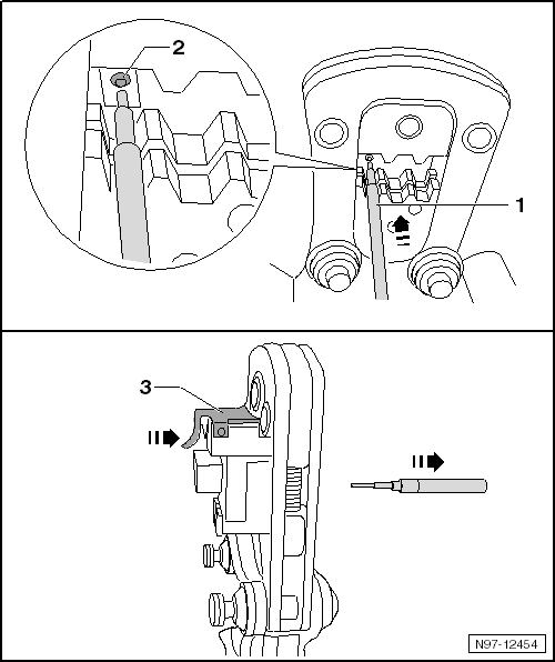 Volswagen Tiguan. Crimping the Inner Conductor: