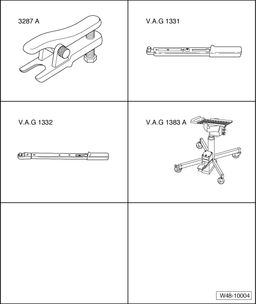 Volswagen Tiguan. Special Tools