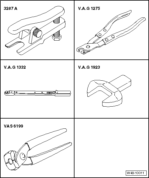 Volswagen Tiguan. Special Tools