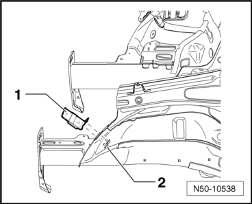 Volswagen Tiguan. Fender Brace, Removing and Installing