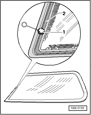 Volswagen Tiguan. New Window Without Pre-Coating, Preparing for Glazing