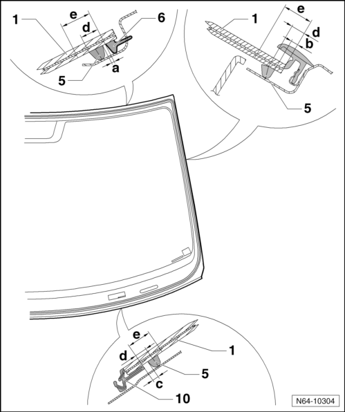 Volswagen Tiguan. Windshield Installation Instructions