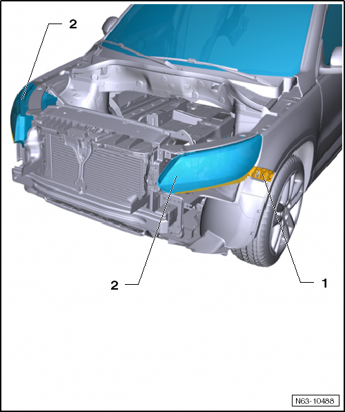 Volswagen Tiguan. Front Bumper Cover Substructure