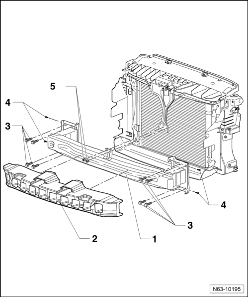 Volswagen Tiguan. Overview - Front Bumper Carrier