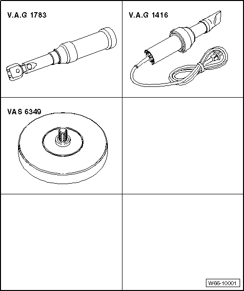 Volswagen Tiguan. Special Tools