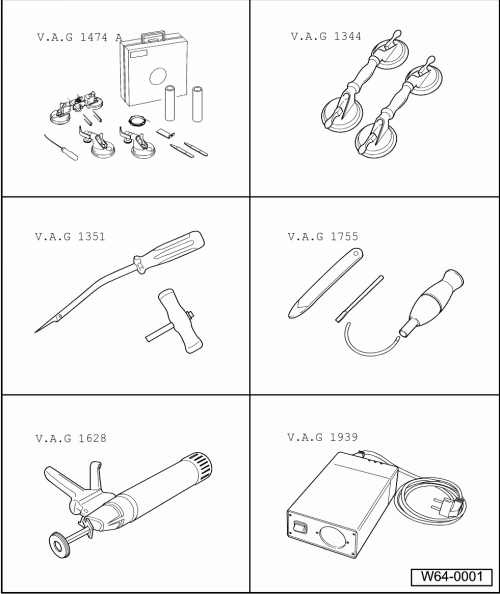 Volswagen Tiguan. Special Tools