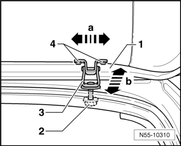 Volswagen Tiguan. Rear Lid, Adjusting