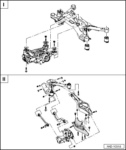 Volswagen Tiguan. Overview - Rear Axle