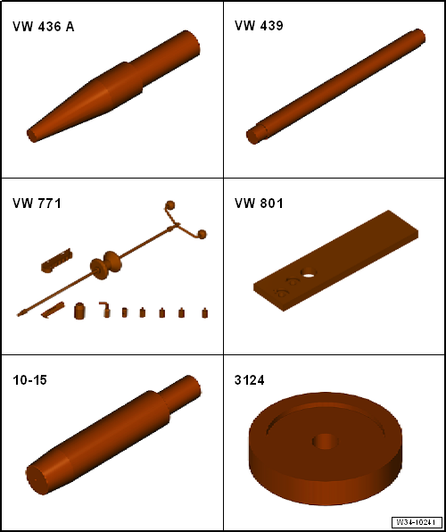 Volswagen Tiguan. Special Tools