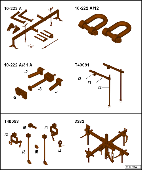 Volswagen Tiguan. Special Tools