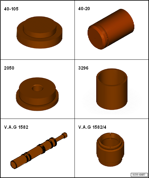 Volswagen Tiguan. Special Tools