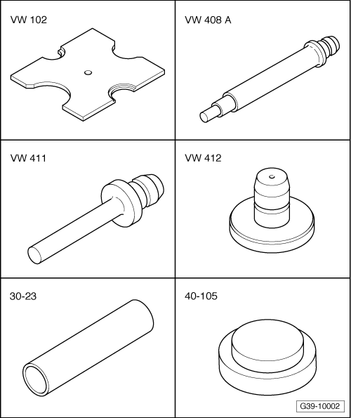 Volswagen Tiguan. Special Tools