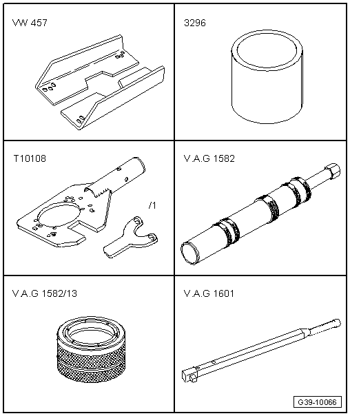 Volswagen Tiguan. Special Tools