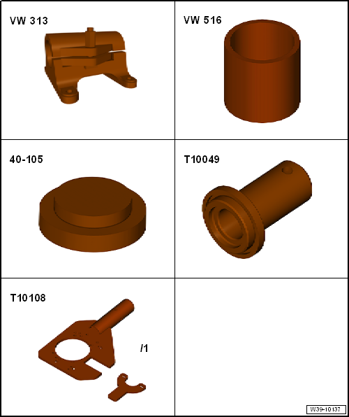 Volswagen Tiguan. Special Tools