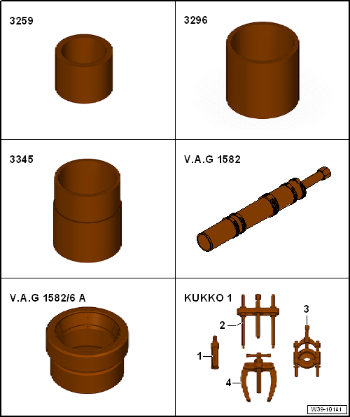 Volswagen Tiguan. Special Tools