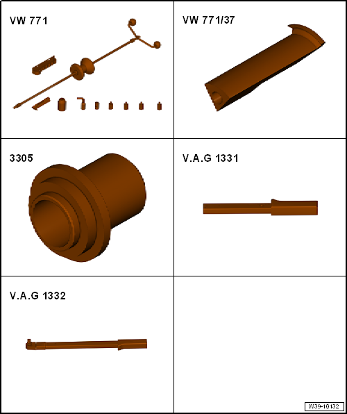 Volswagen Tiguan. Special Tools