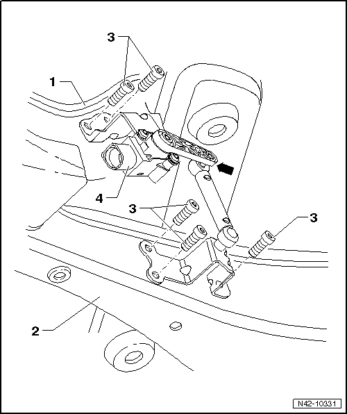 Volswagen Tiguan. Overview - Left Rear Level Control System Sensor -G76-, FWD