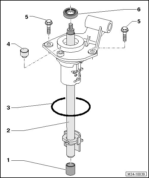 Volswagen Tiguan. Overview - Shift Unit